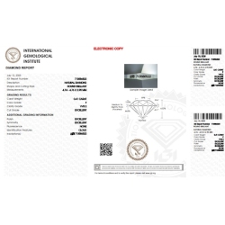 Diamante certificado IGI 0.41 CT F VVS2 2