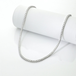 Collar tennis en diamantes elegantes oro 750