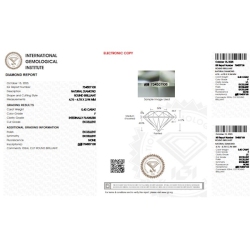 Diamante certificado IGI 0.40 CT F IF  2