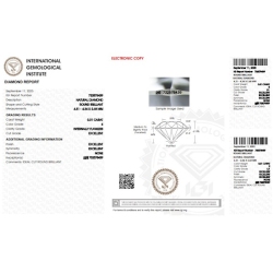 Diamante certificado IGI  0.31 CT E IF 2