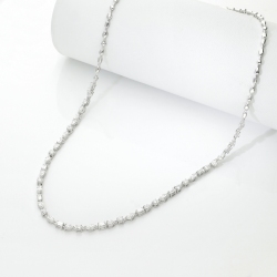 Collar de Diamantes Oro Blanco 750