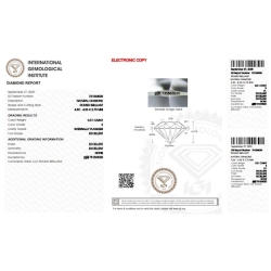 Diamante certificado IGI 0.31 CT E IF 2