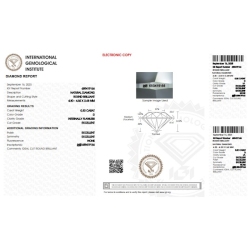 Diamante certificado IGI 0.30 CT D IF 2