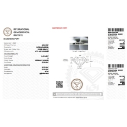 Diamante certificado IGI 0.40 CT D IF 2