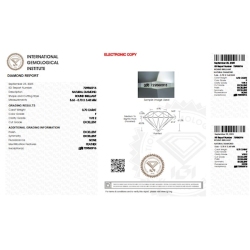 Diamante certificado IGI 0.70 CT F VVS2 2