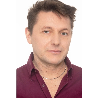 Collar en oro blanco 18k con eslabón bizantino longitud 40 cm