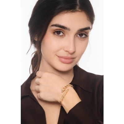 Brazalete serpiente en oro amarillo 18k