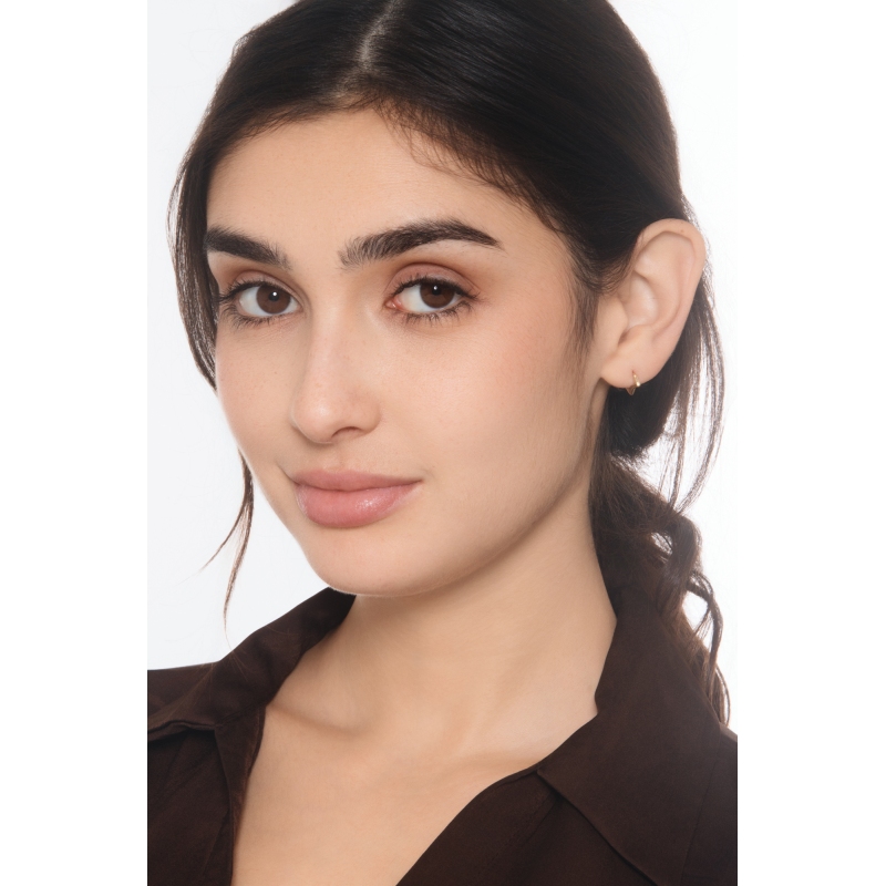 Pendientes estrellitas en oro amarillo 18k