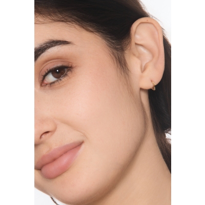 Pendientes estrellitas en oro amarillo 18k