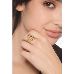 Anillo 3 bandas en oro amarillo 750  2