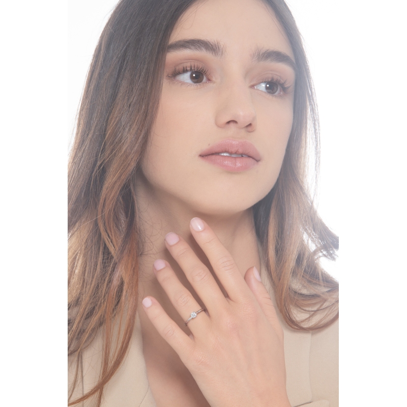 Sortija Solitario Oro 18K Diamante 0.30ct