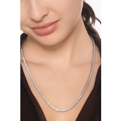 Riviera con diamantes en oro blanco 18k 2