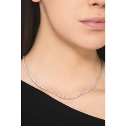Collar tennis en oro blanco de 18 quilates con diamantes 2