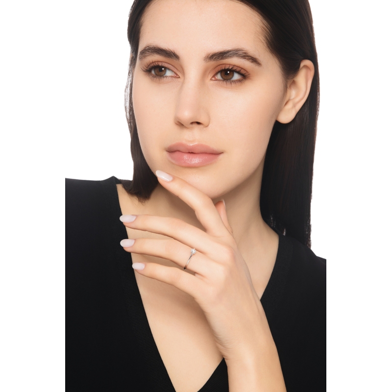 Sortija Solitario Oro 18K Diamante 0.30ct