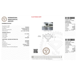 Diamante certificado IGI 0.31 CT E VS1 2