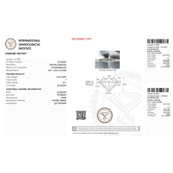 Diamante certificado IGI 0.30 CT F VS1 2