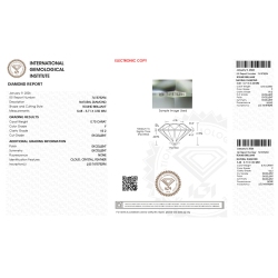 Diamante certificado IGI  0.70 CT F VS2 2