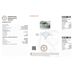 Diamante certificado IGI 0.31 CT F VVS2 2
