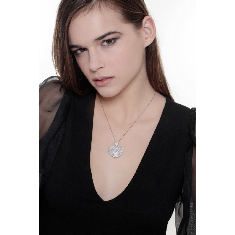 Colgante corazón en diamantes 2.00 quilates en total Colgante corazón en diamantes 2.00 quilates en total