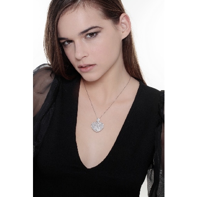 Colgante corazón en diamantes 2.00 quilates en total