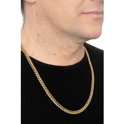 Collar groumette en oro amarillo 18k, 60 cm 2