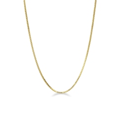 Collar Veneciano en Oro Amarillo 18k de 45 cm