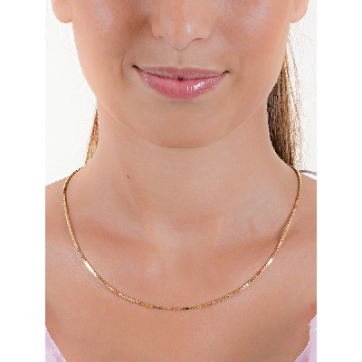 Cadena Veneciana en Oro Amarillo 18k de 45 cm