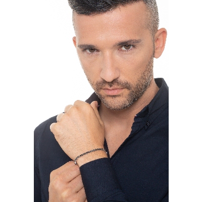 Pulsera Tennis en Oro 18k con Diamantes Negros