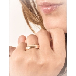 Alianza Cómoda en oro amarillo de 18 quilates 5 mm 2