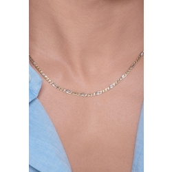 Collar hombre en oro amarillo y blanco 2