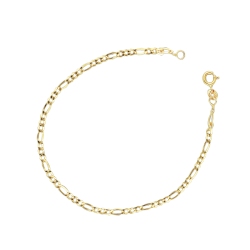 Pulsera para hombre en oro amarillo de 18 quilates