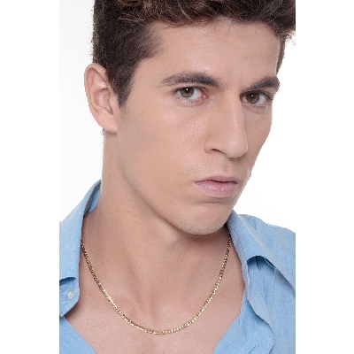 Cadena en oro amarillo de 18k, 50 cm