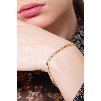 Pulsera mujer Fantasía oro amarillo 18k 