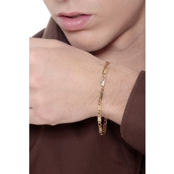 Pulsera de oro amarillo 18 quilates, 21 cm 2