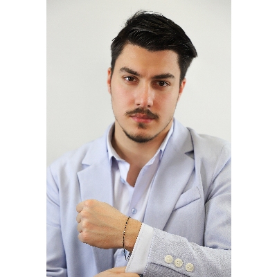 Pulsera alternada oro bruñido 18 quilates diamantes negros