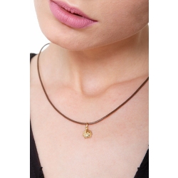 Colgante mariquita en oro amarillo 18k 1 cm 2