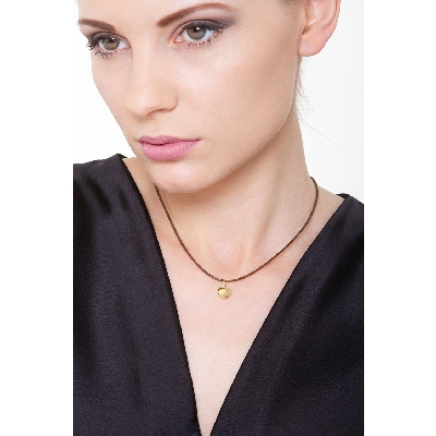 Colgante corazón en Oro Amarillo 18k 0,70 cm