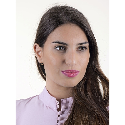 Aros en oro amarillo de 18 quilates mujer